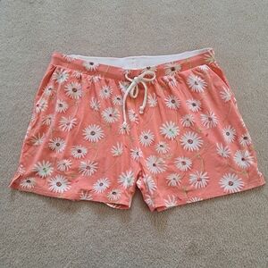 ❤️ Munki Munki PJ Shorts Women's XXL Pajama Bottoms Floral Print NWOT